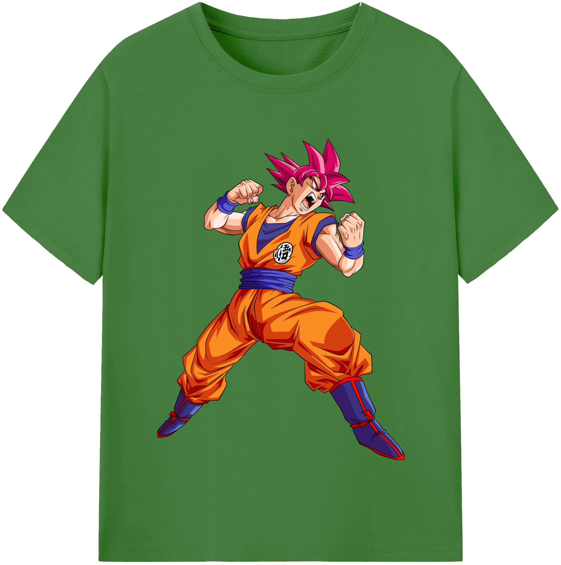 （画像用） ドラゴンボール 孫悟空（そん ごくう）Son Goku カカロット DRAGON BALL Kakarotto レディースカジュアルプリントTシャツ（綿100％）